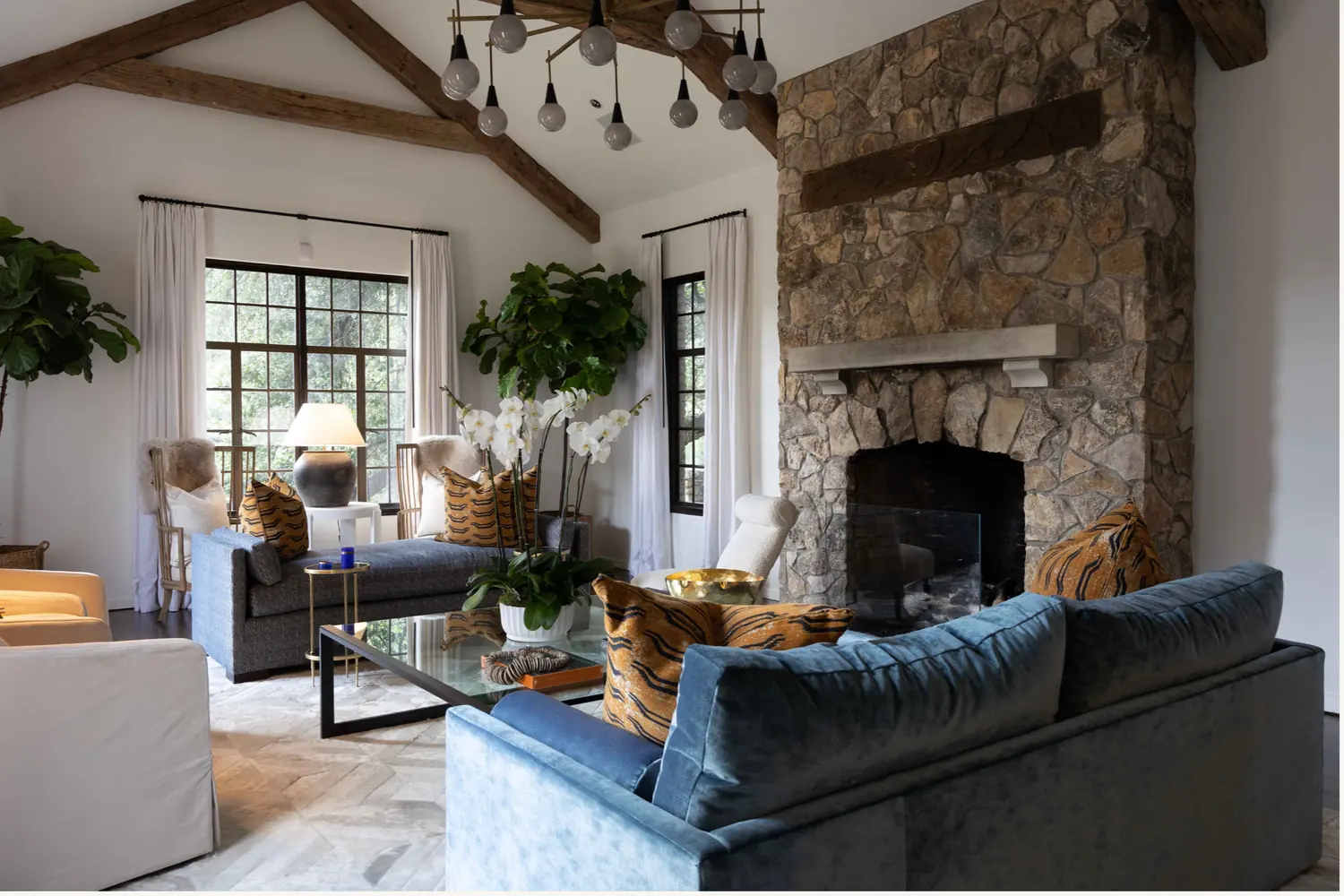A collected, layered interior designed by Page Home Design